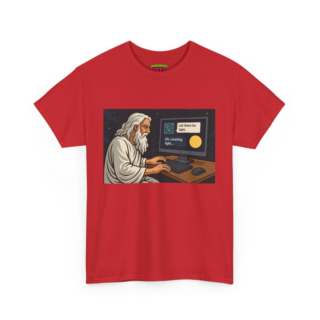 Jesus Vibe-coded World T-Shirt
