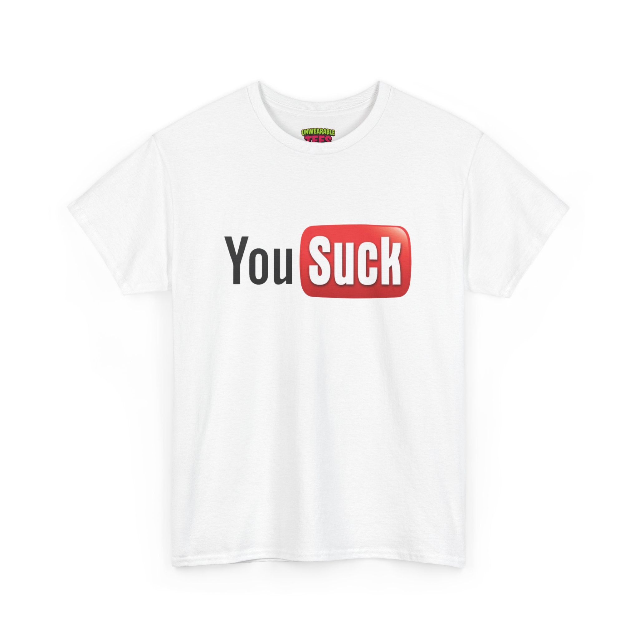 YouTube Parody Logo "YouSuck" T-Shirt