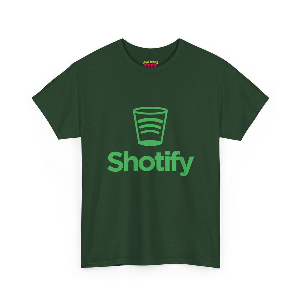 Spotify Parody Logo "Shotify" T-Shirt