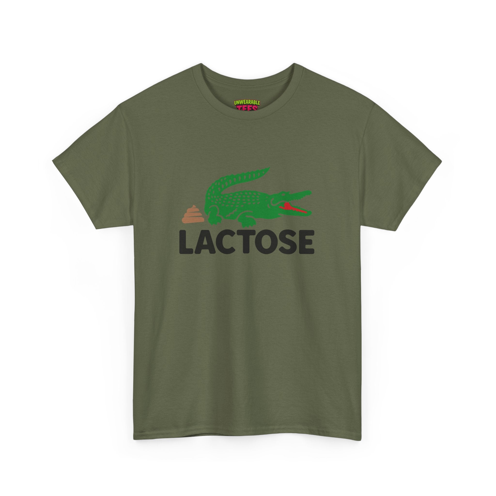 Lacoste Parody Logo "Lactose" T-Shirt