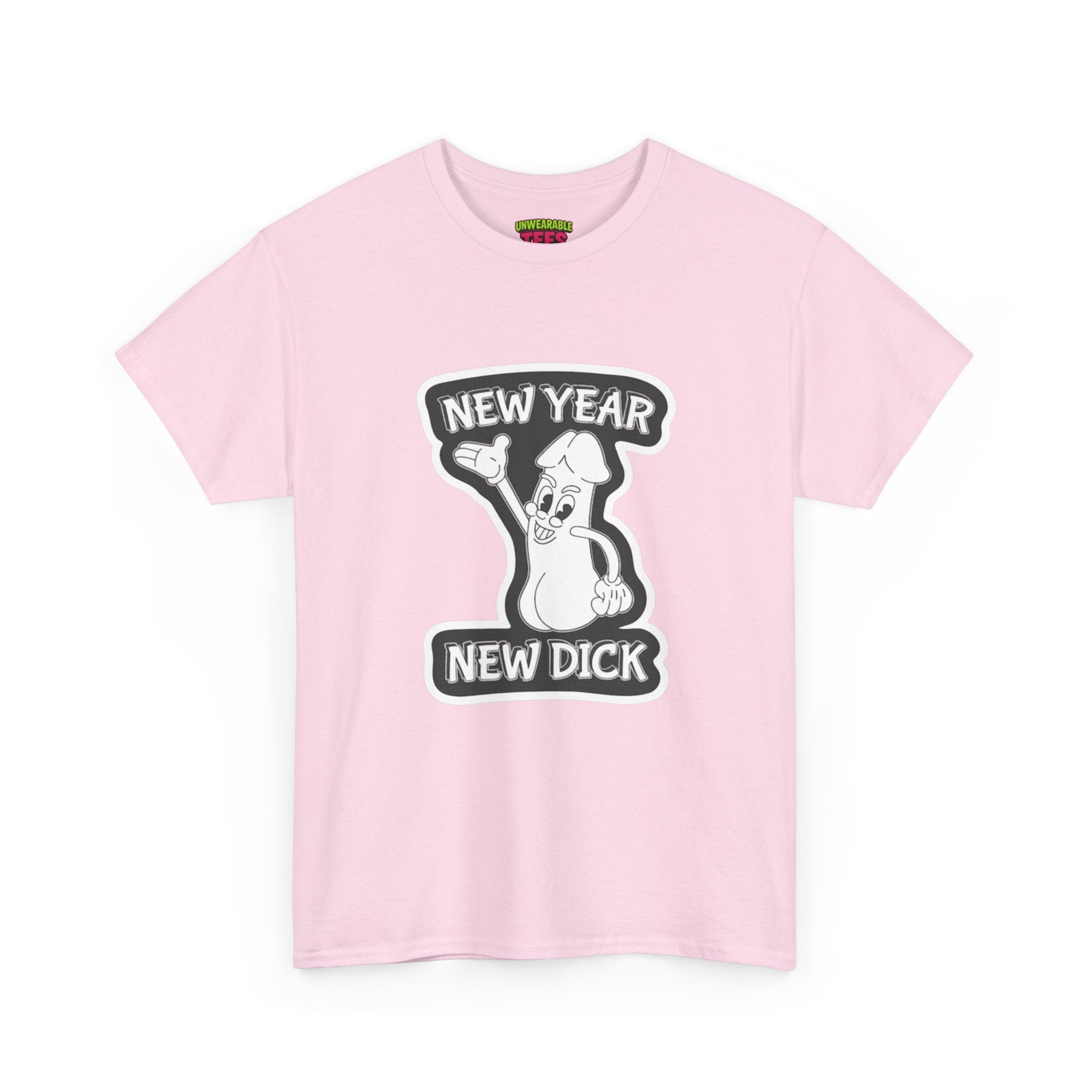 New Year New Dick Inappropriate New Year T-Shirt