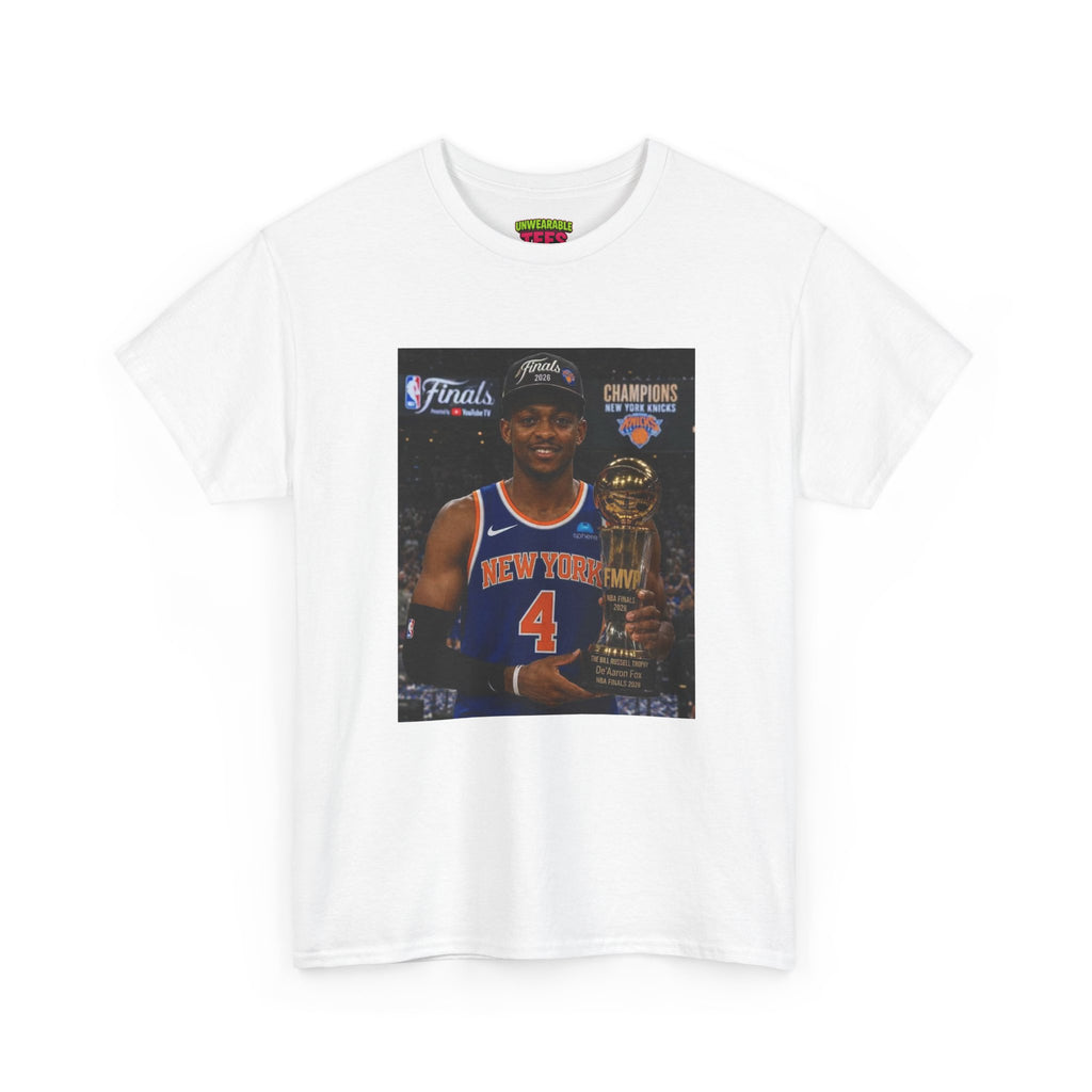 De'Aaron Fox New York Knicks 2026 NBA Finals MVP T-Shirt
