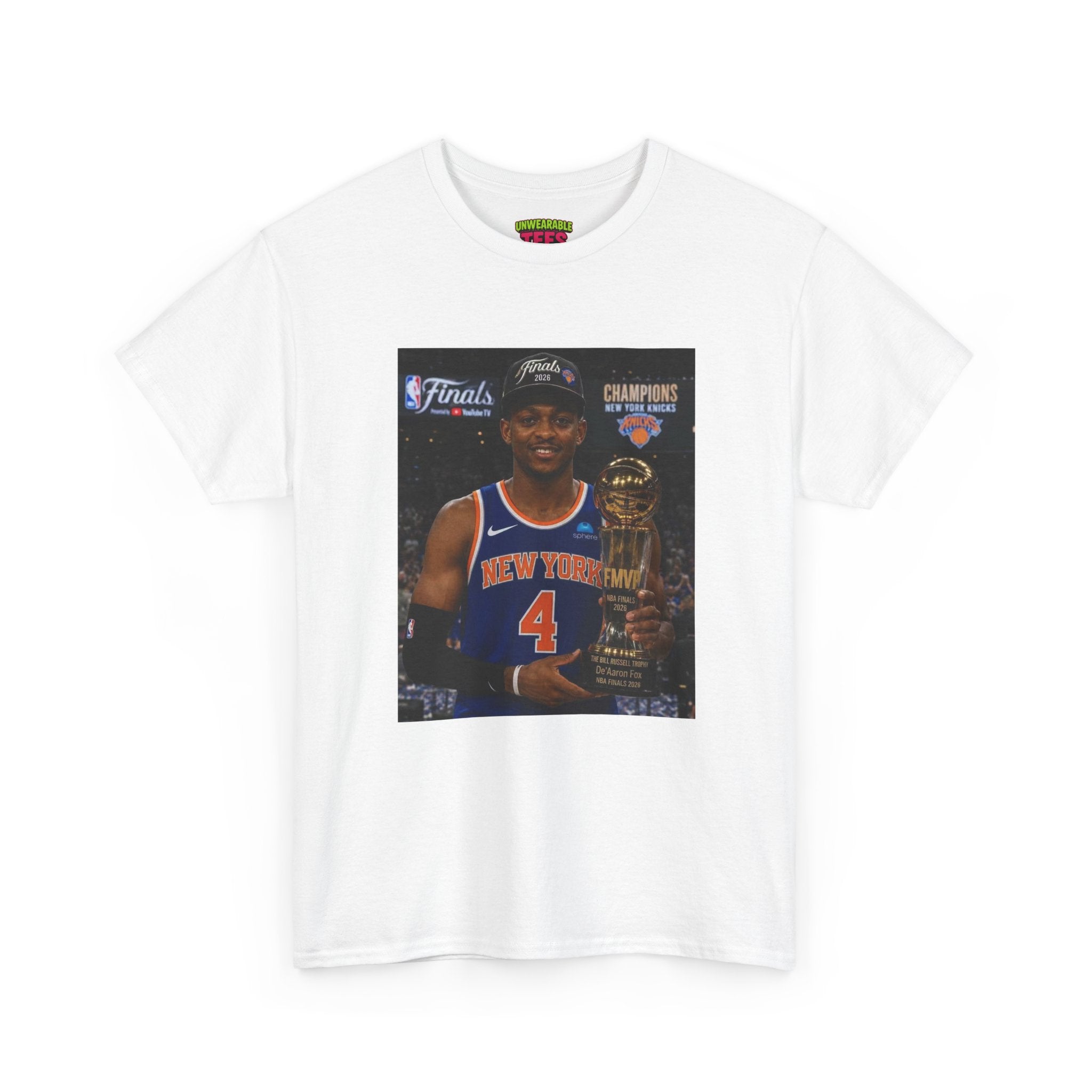De'Aaron Fox New York Knicks 2026 NBA Finals MVP T-Shirt