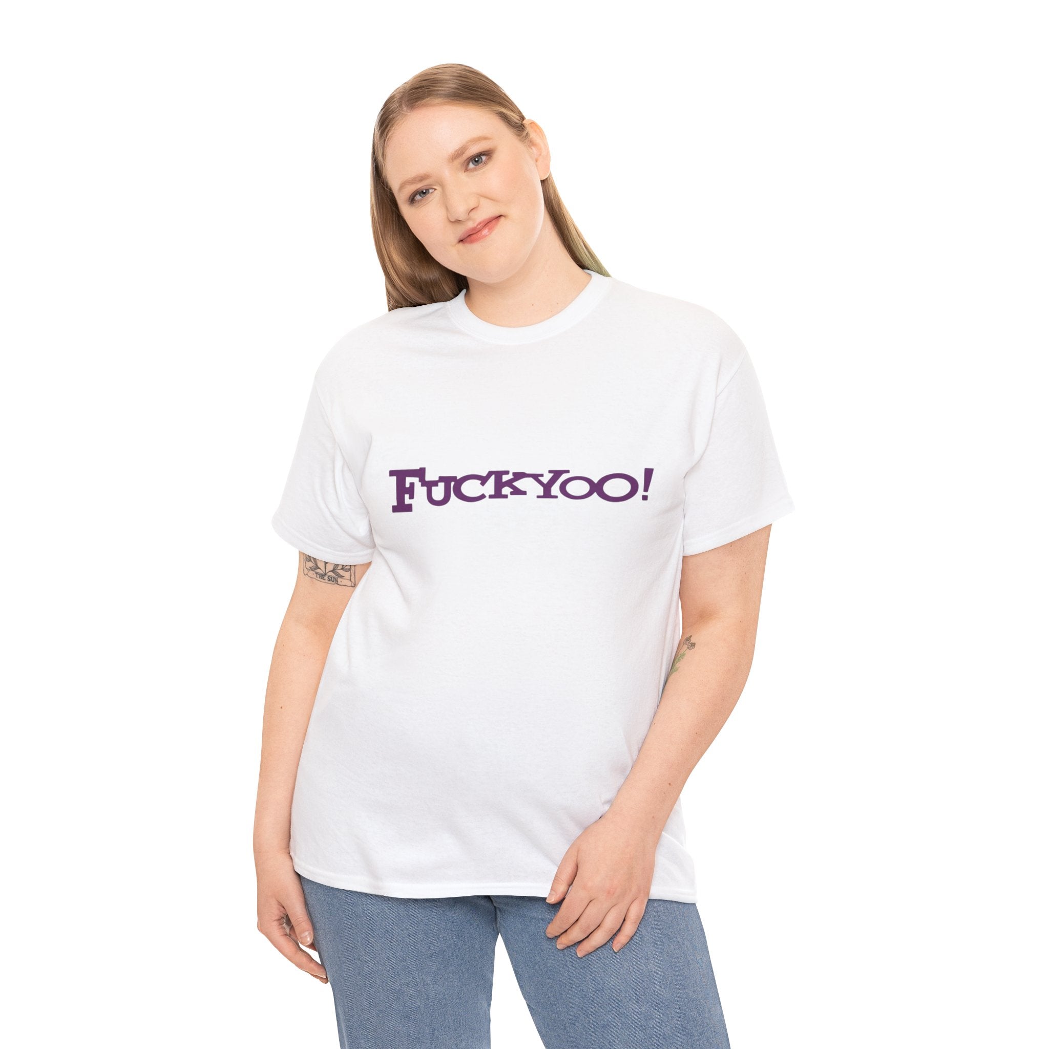 Yahoo Parody Logo "Fuckyoo" T-Shirt