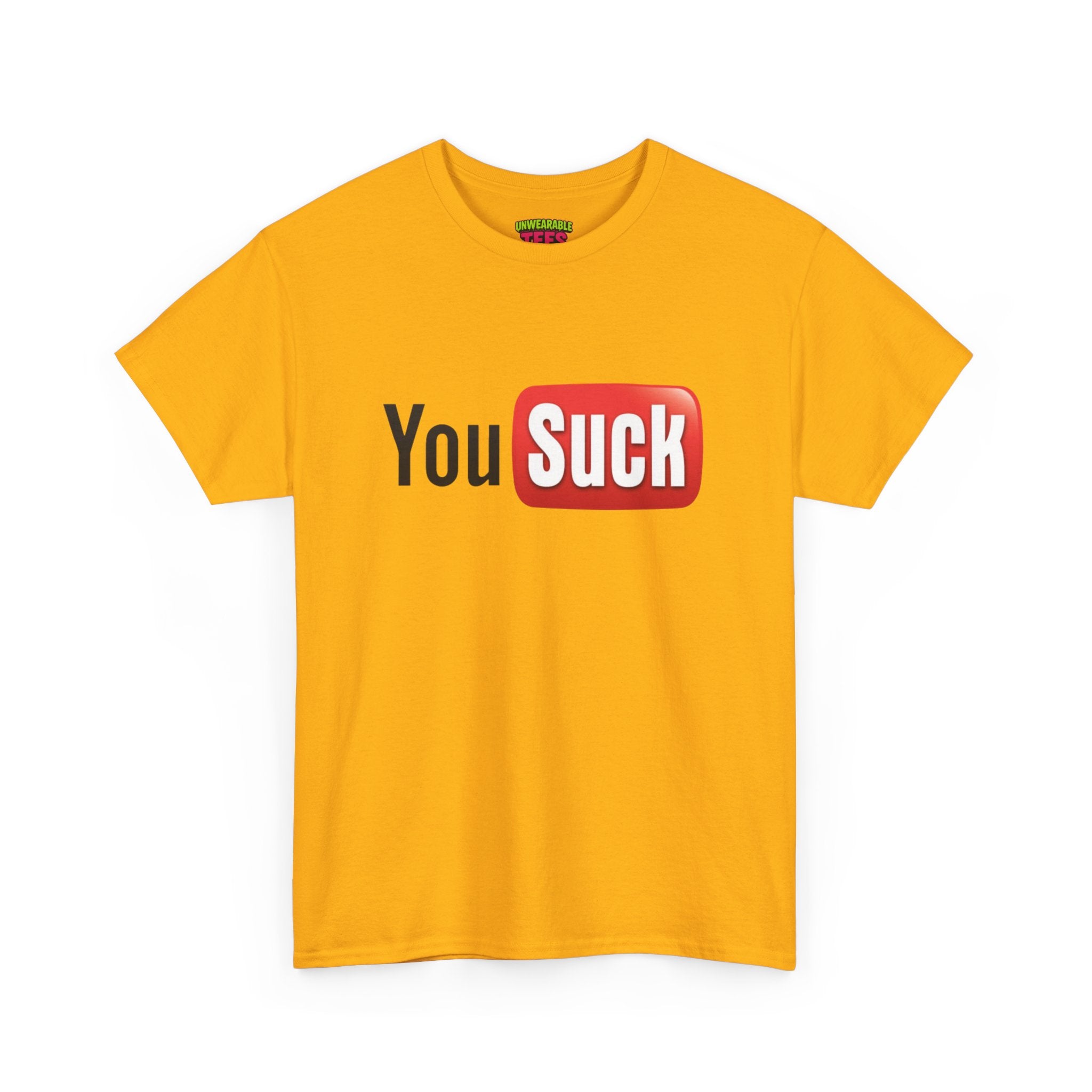 YouTube Parody Logo "YouSuck" T-Shirt