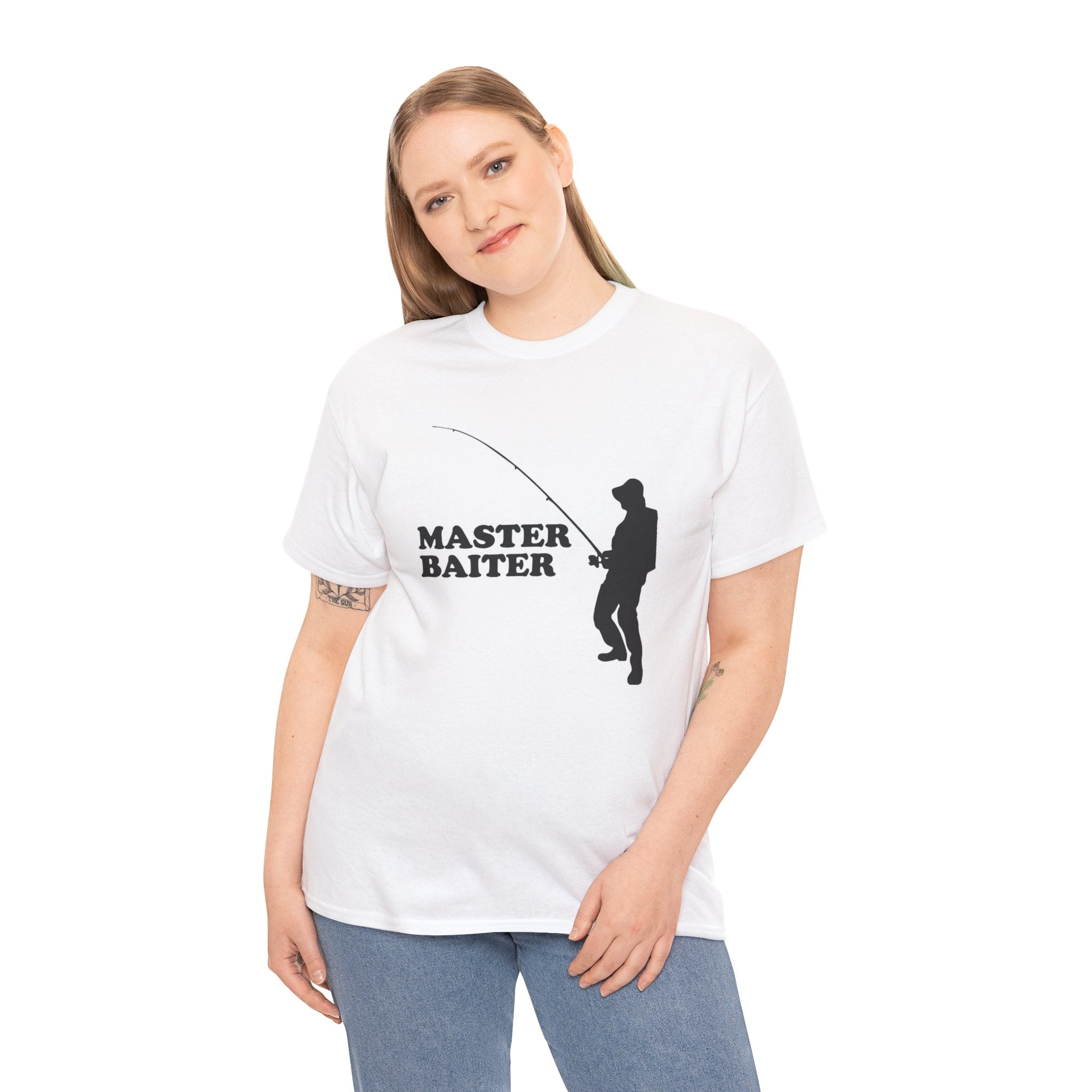 Master Baiter Sticker T-Shirt
