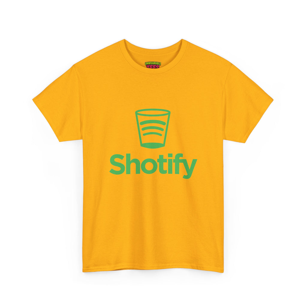 Spotify Parody Logo "Shotify" T-Shirt