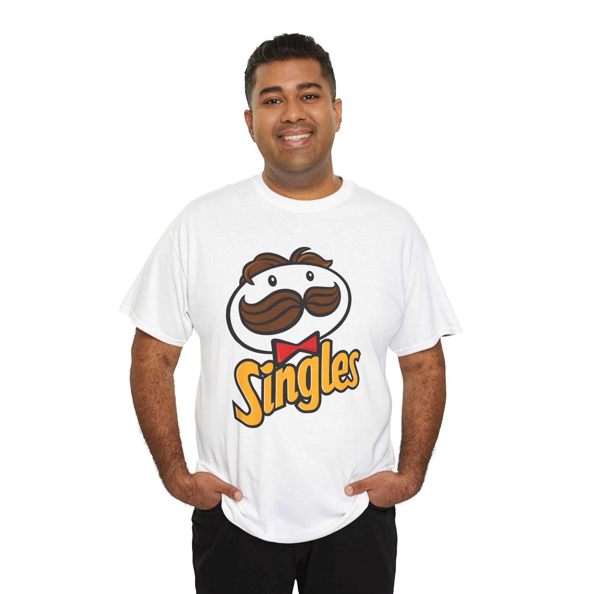 Pringles Parody Logo "Singles" T-Shirt