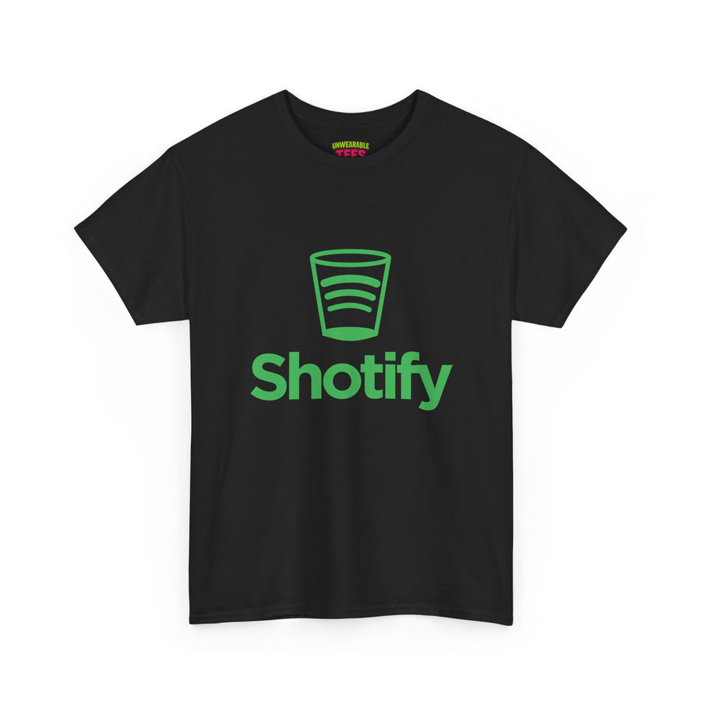 Spotify Parody Logo "Shotify" T-Shirt