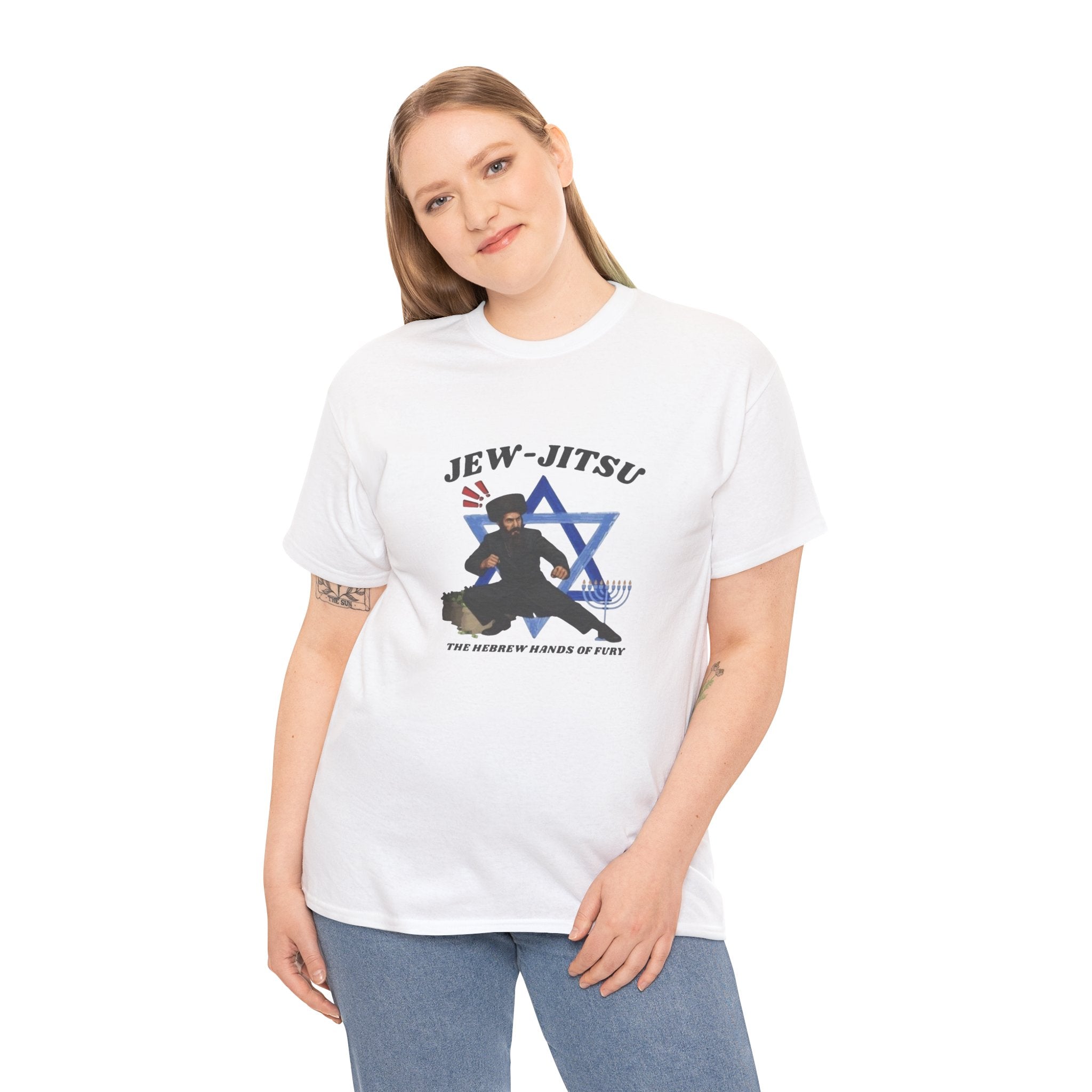 Jew-Jitsu The Hebrew Hands of Fury T-Shirt