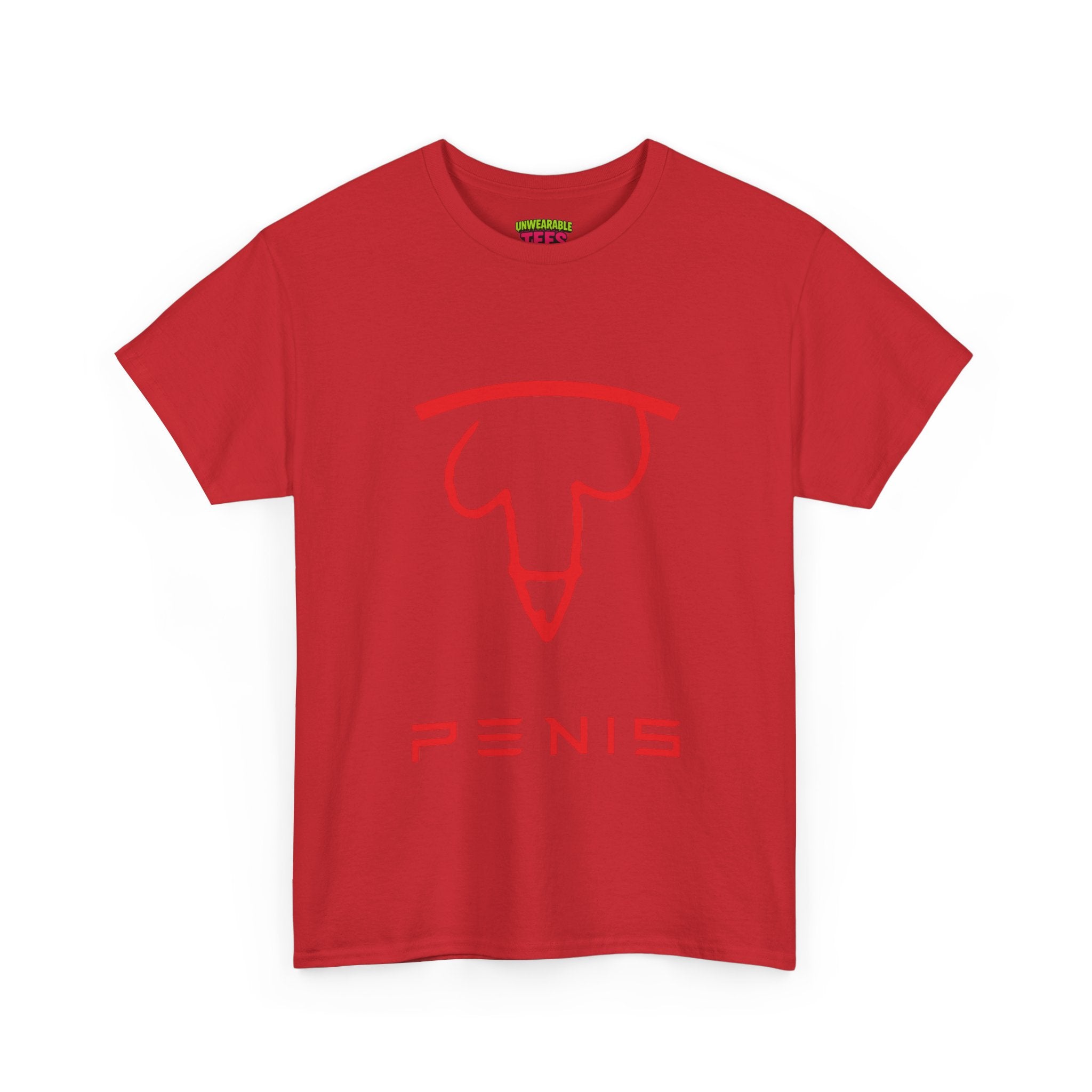 Tesla Parody Logo "Penis" T-Shirt