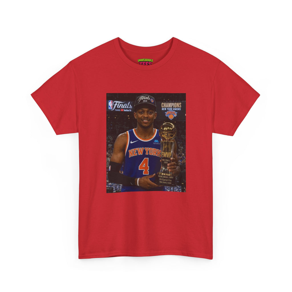 De'Aaron Fox New York Knicks 2026 NBA Finals MVP T-Shirt