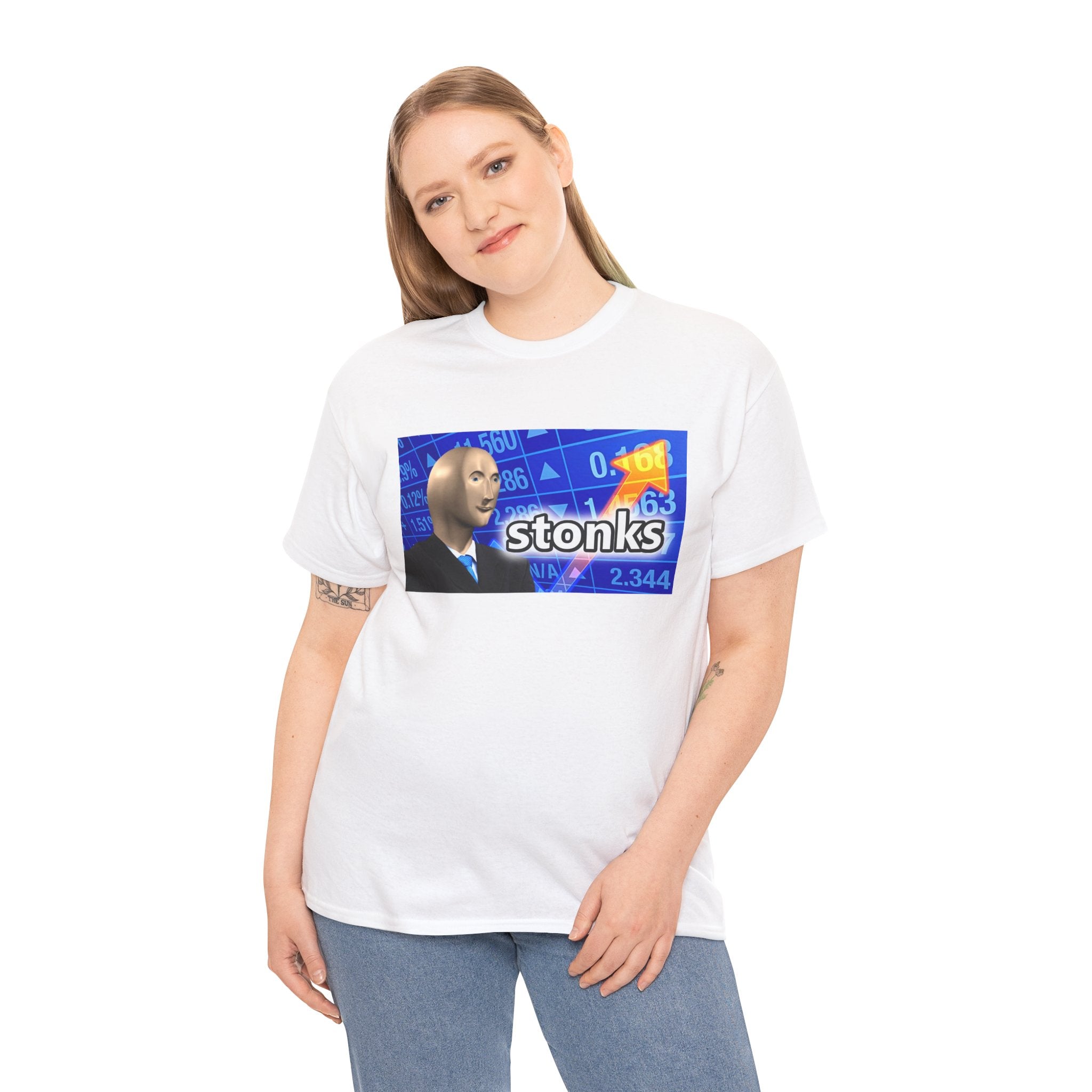 Stonks Stock Market Meme T-Shirt