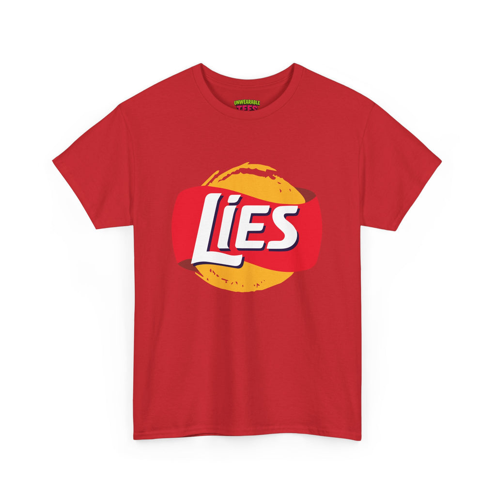 Lay's Parody Logo "Lies" T-Shirt