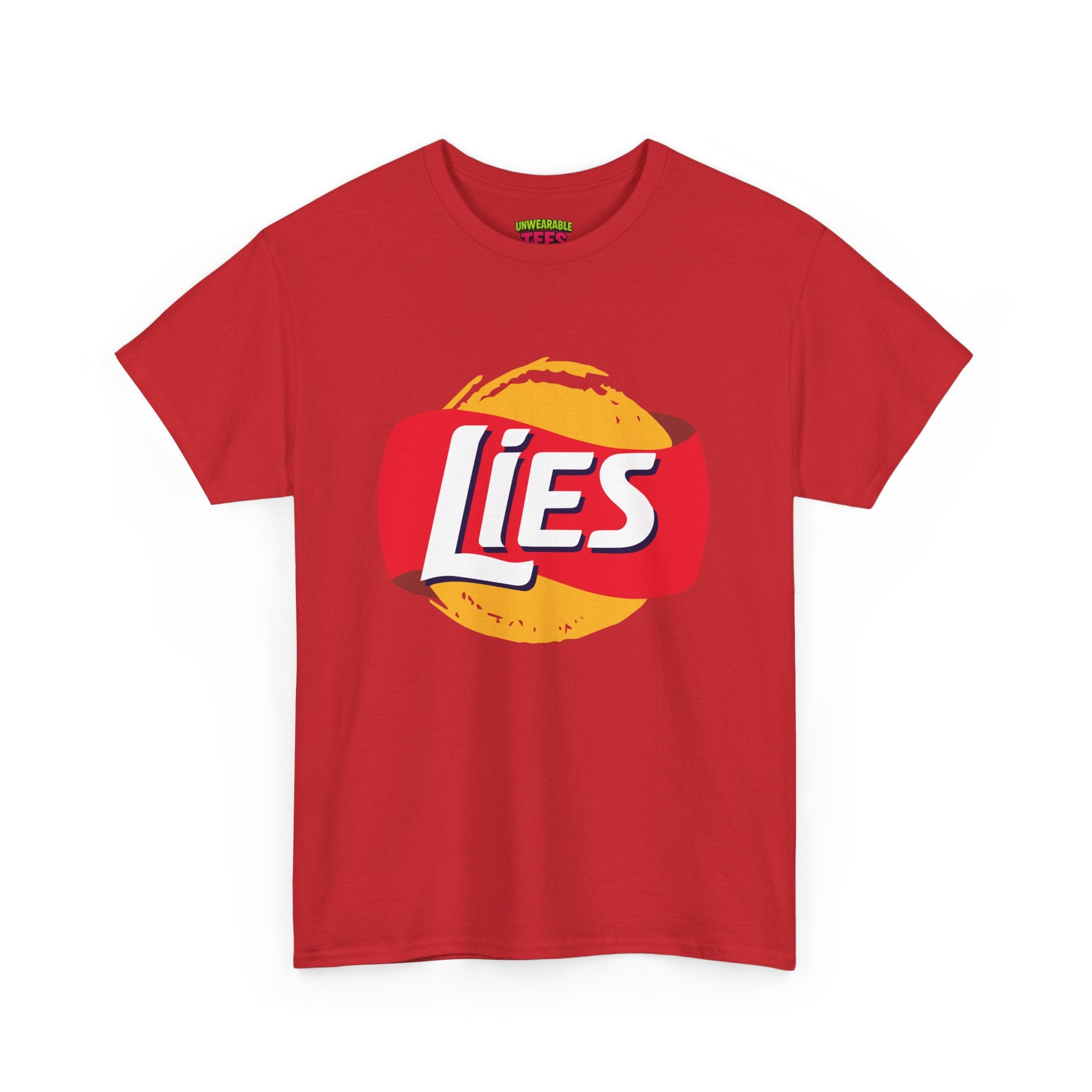Lay's Parody Logo "Lies" T-Shirt