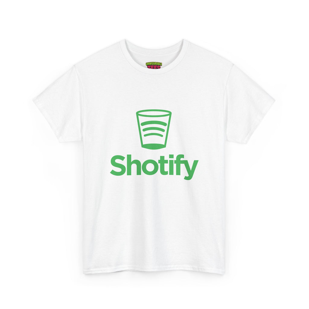Spotify Parody Logo "Shotify" T-Shirt