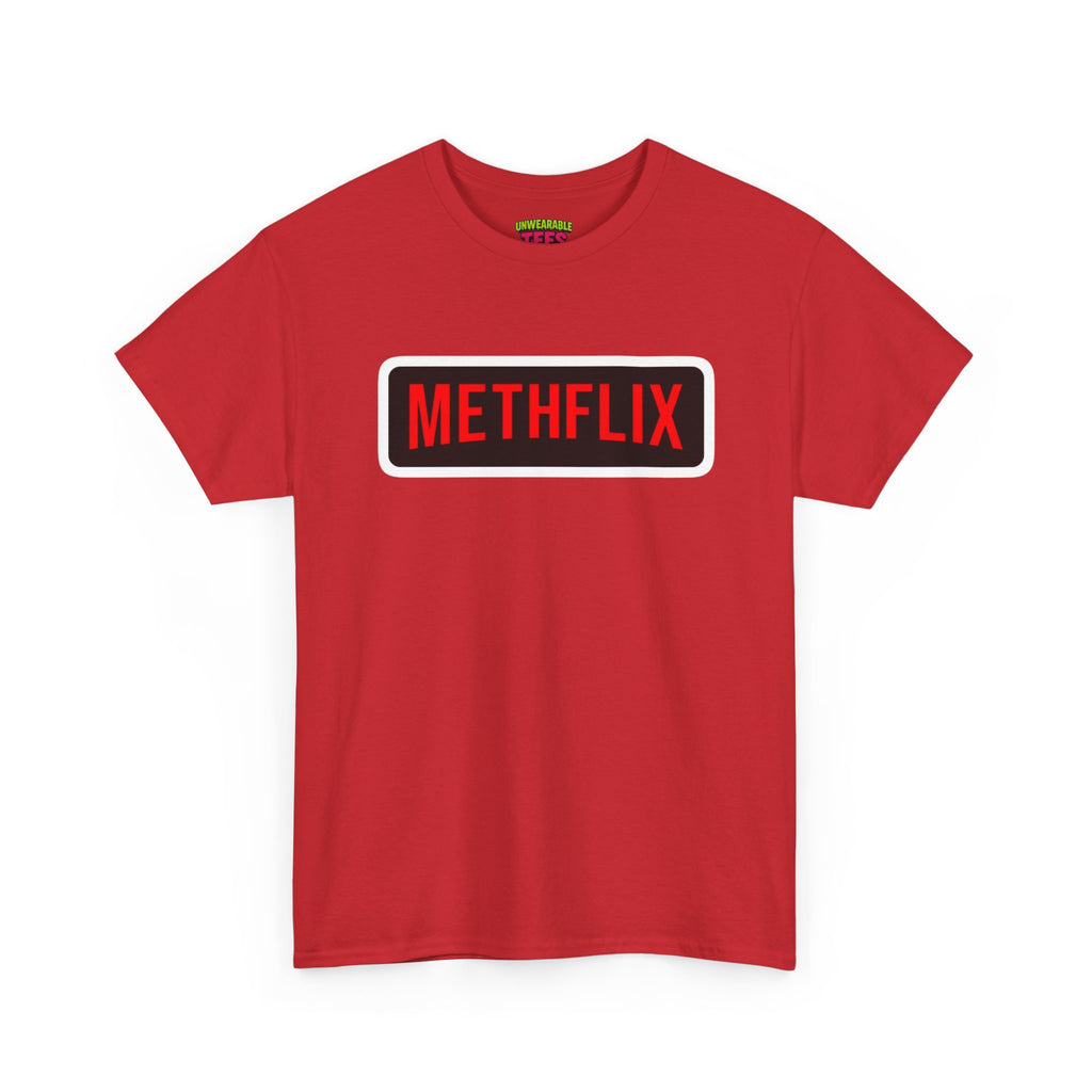 Netflix Parody Logo "Methflix" T-Shirt