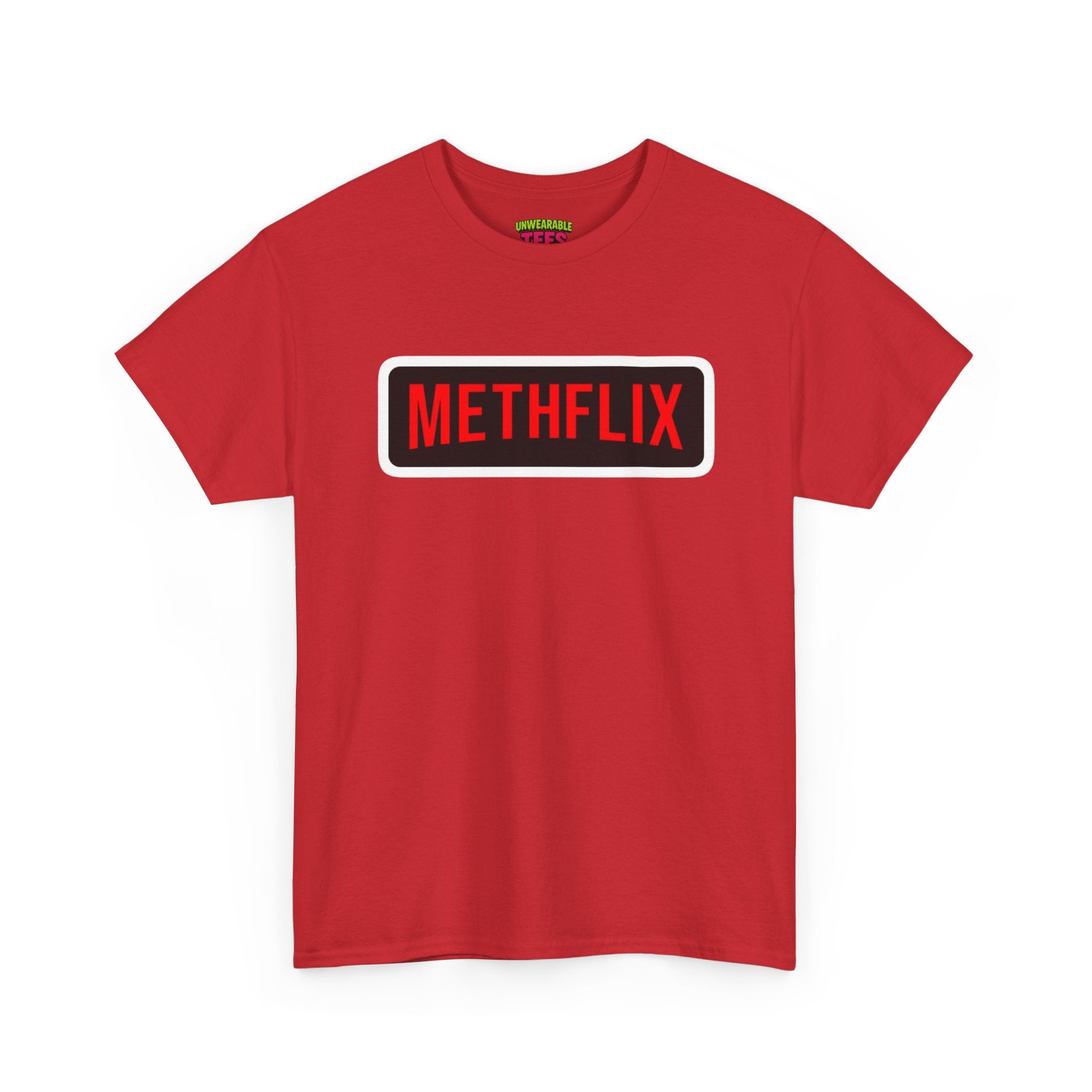 Netflix Parody Logo "Methflix" T-Shirt