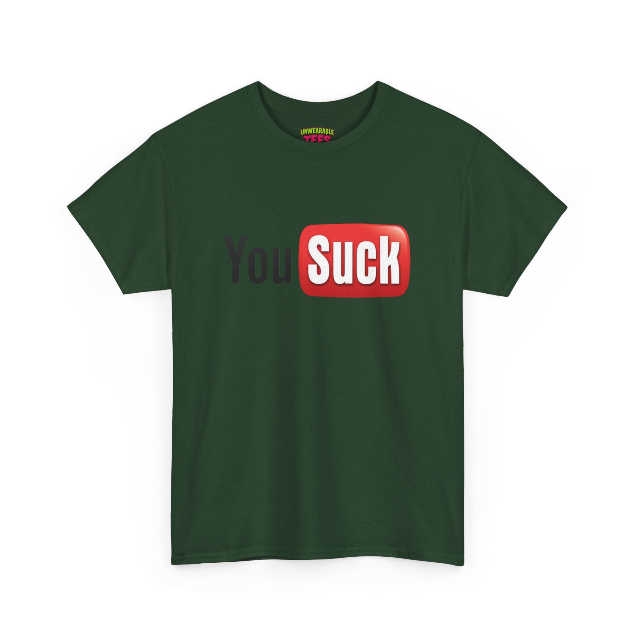 YouTube Parody Logo "YouSuck" T-Shirt