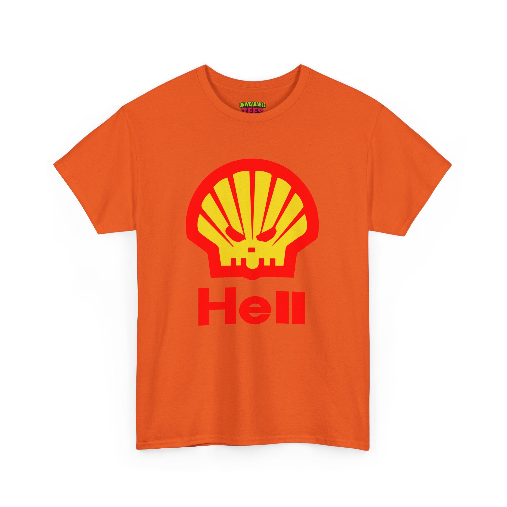 Shell Parody Logo "Hell" T-Shirt