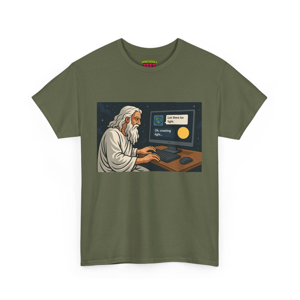Jesus Vibe-coded World T-Shirt