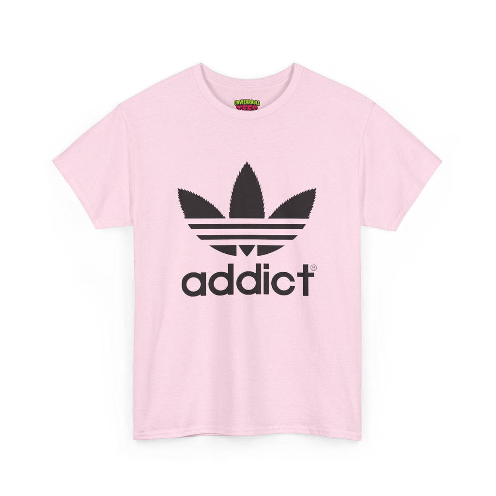 Adidas Parody Logo "Addict" T-Shirt