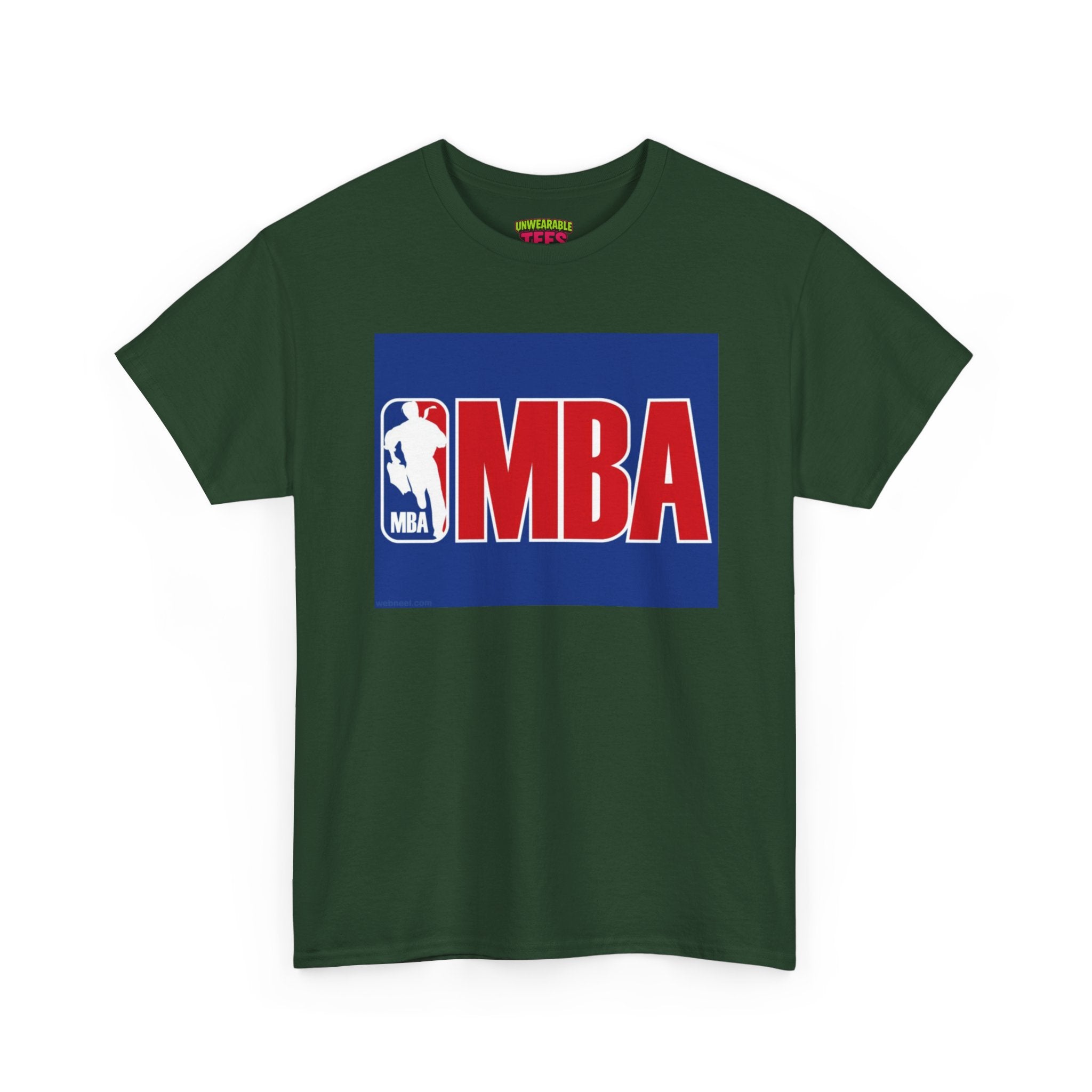 NBA Parody Logo "MBA" T-Shirt