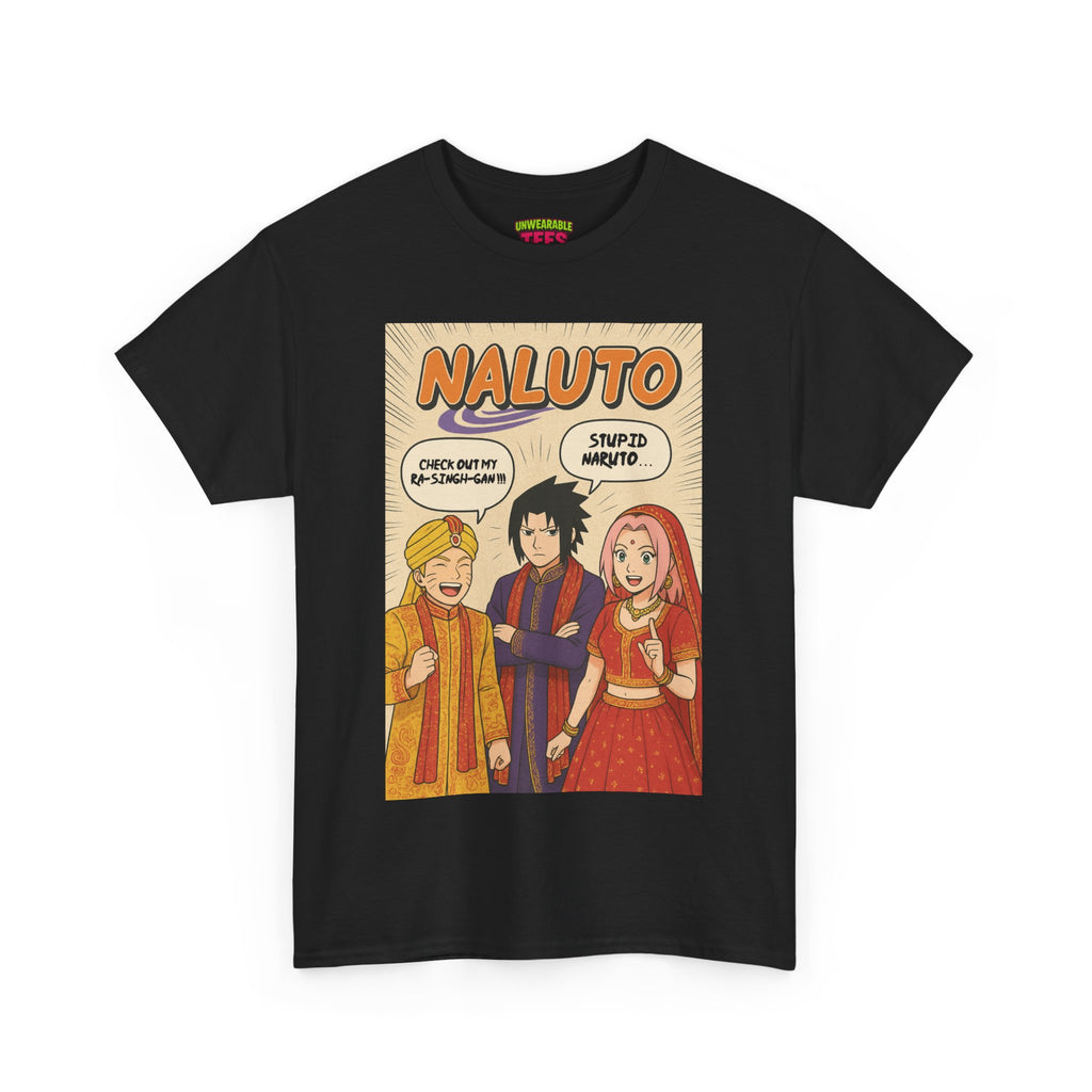 Naruto Memes "Naluto" Indian Naruto T-Shirt
