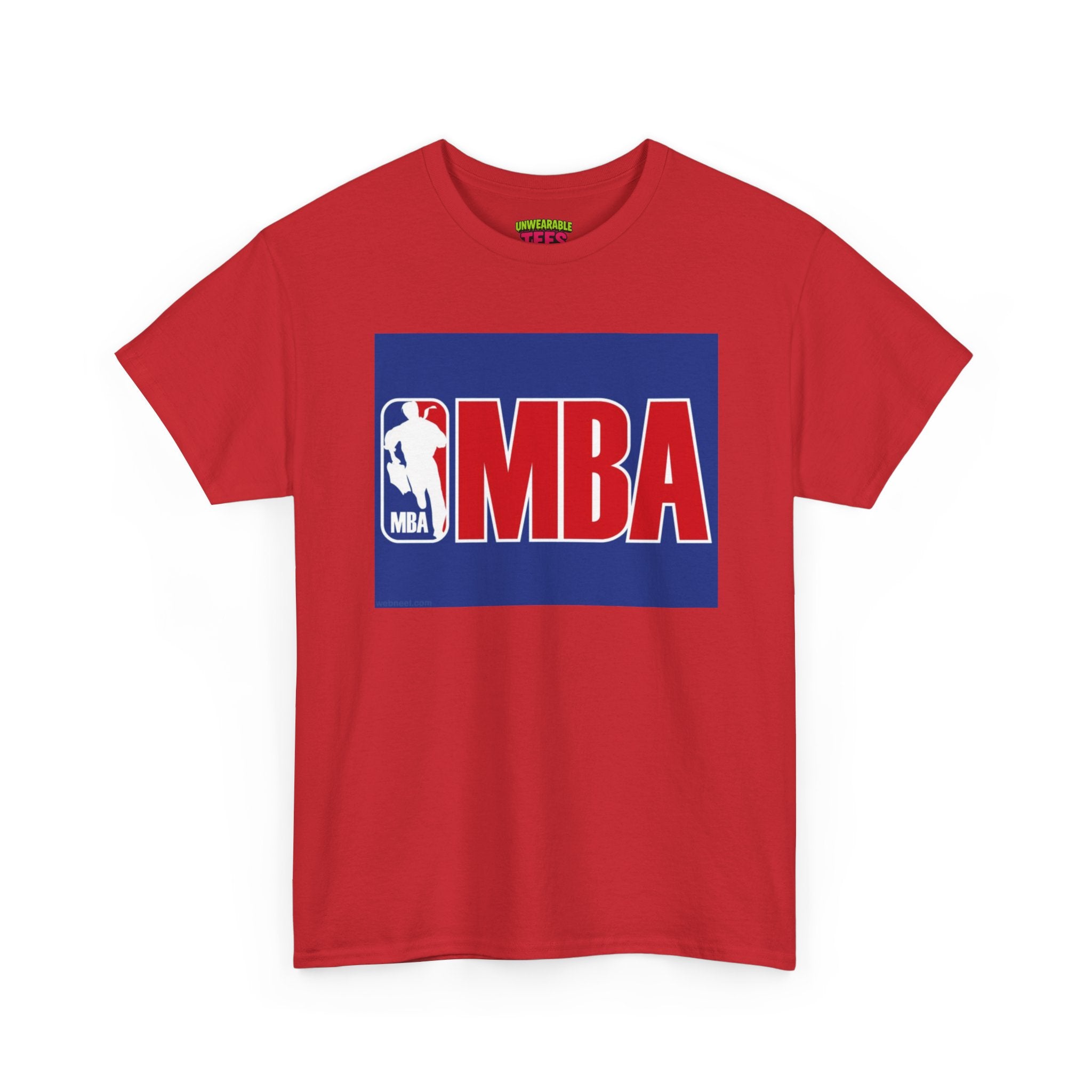 NBA Parody Logo "MBA" T-Shirt