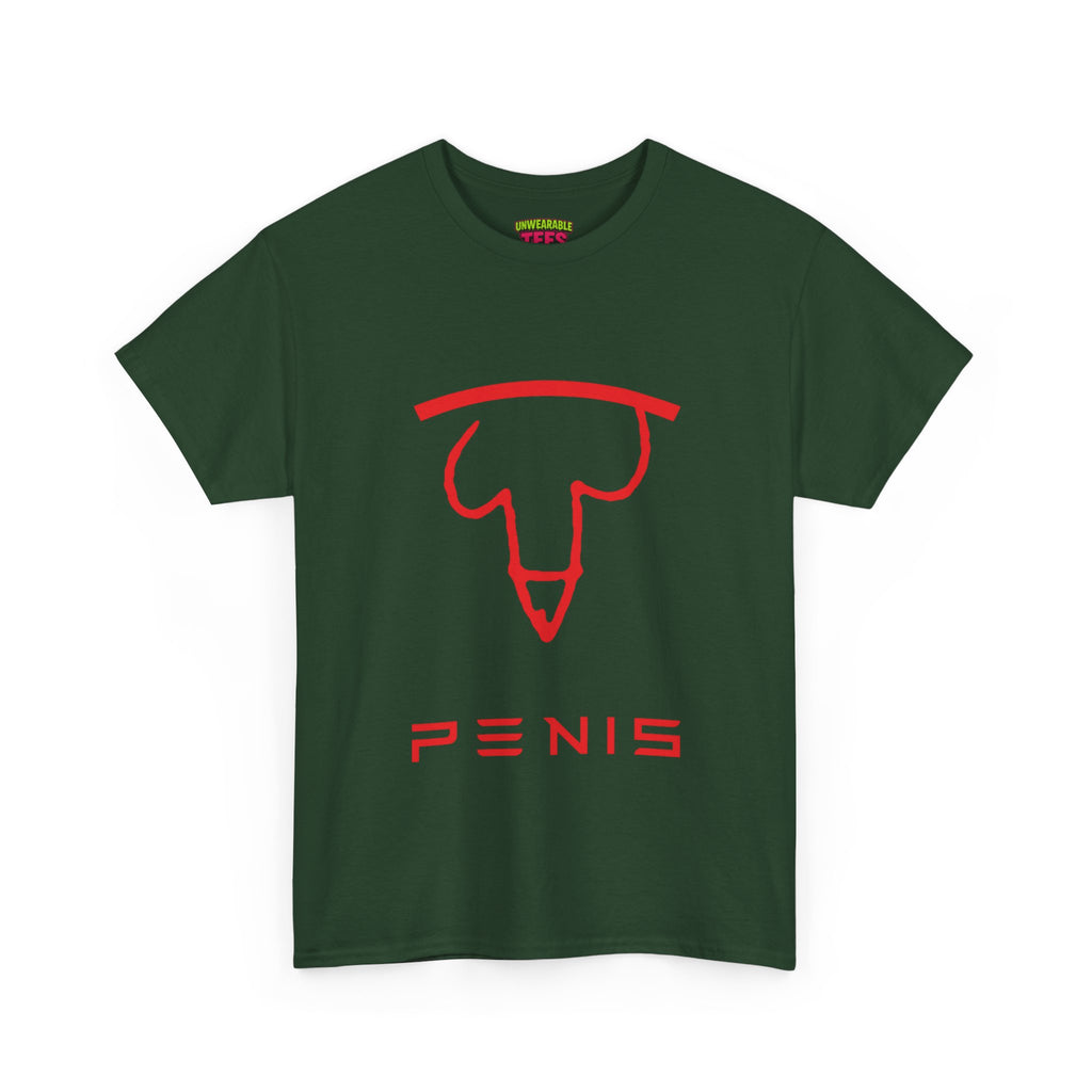 Tesla Parody Logo "Penis" T-Shirt