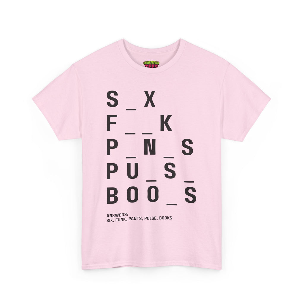 Funny NSFW Word Puzzles T-Shirt