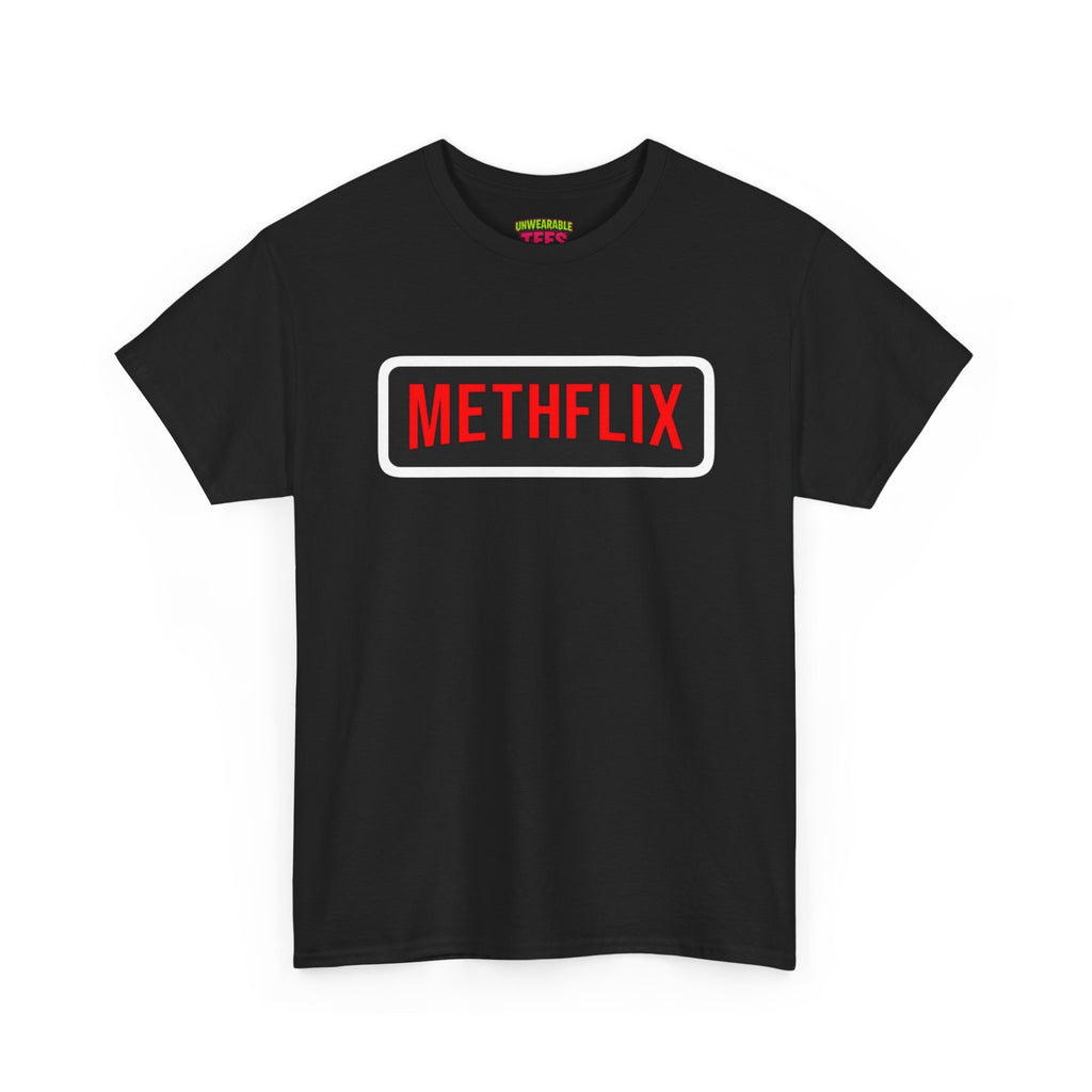 Netflix Parody Logo "Methflix" T-Shirt