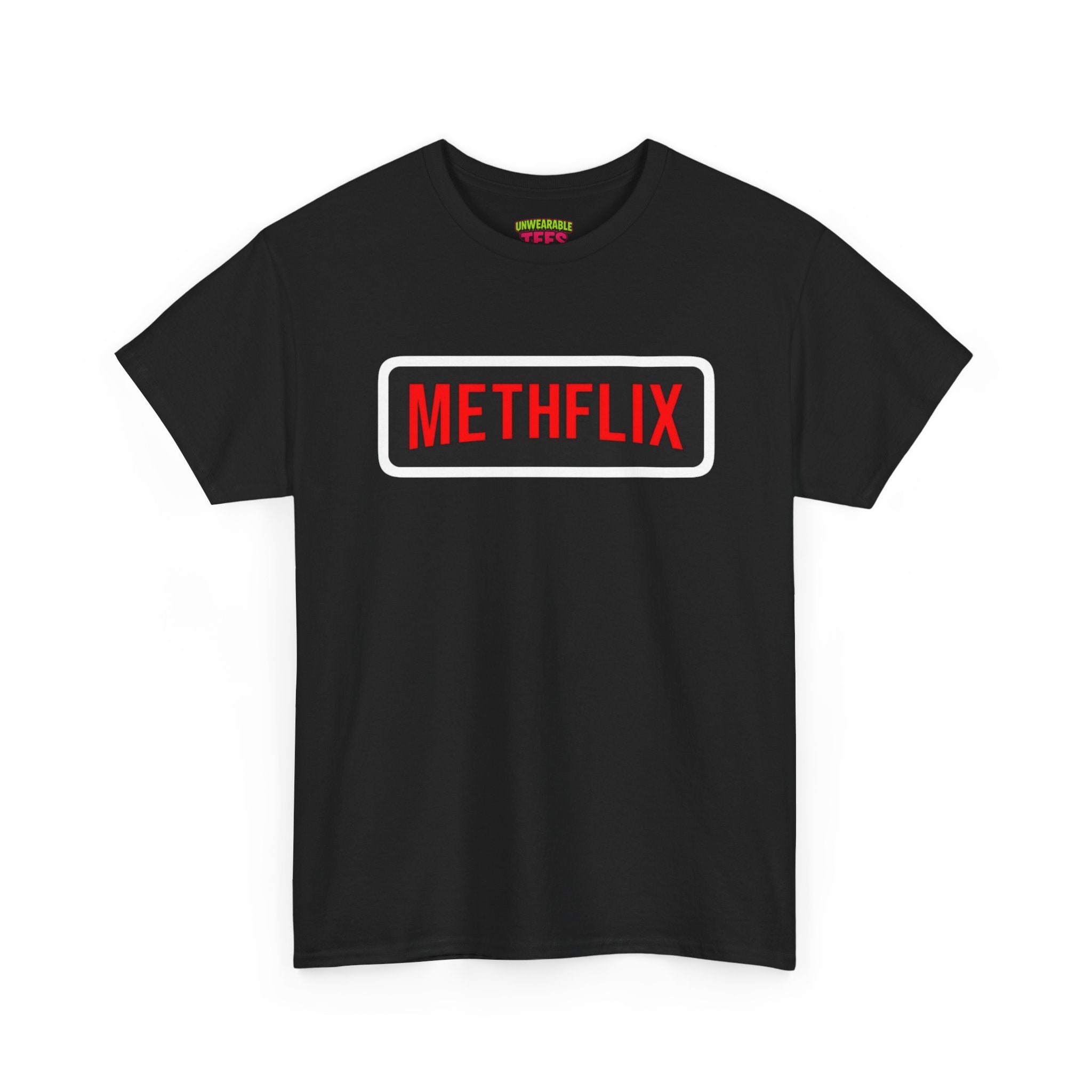 Netflix Parody Logo "Methflix" T-Shirt