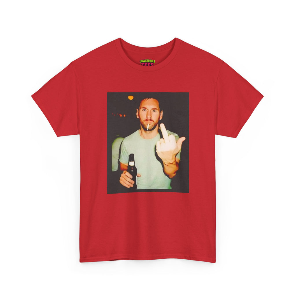 Lionel Messi Happy Hour Middle Finger T-Shirt
