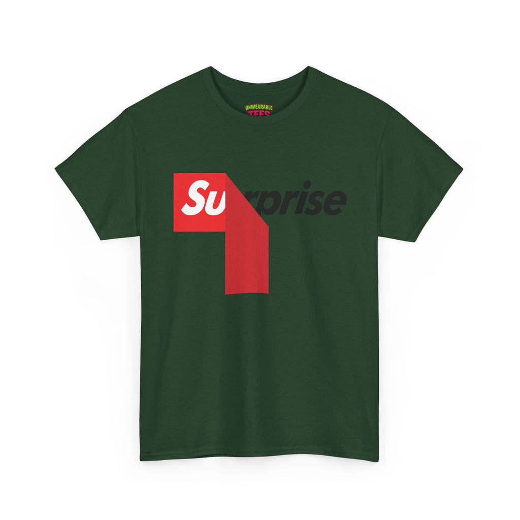 Supreme Parody Logo "Surprise" T-Shirt