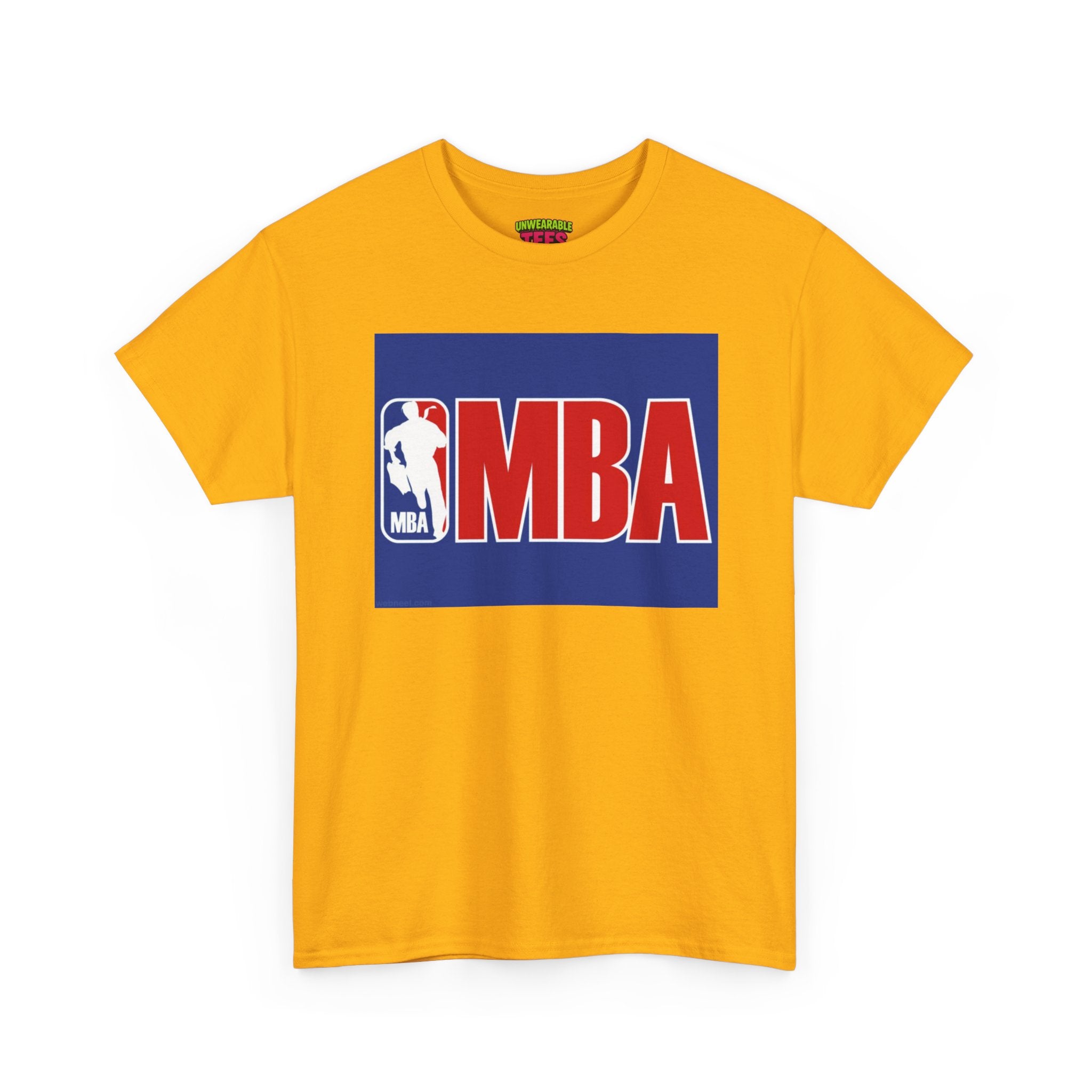 NBA Parody Logo "MBA" T-Shirt