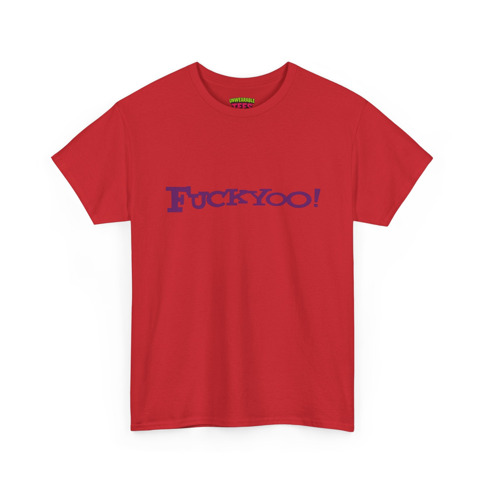 Yahoo Parody Logo "Fuckyoo" T-Shirt