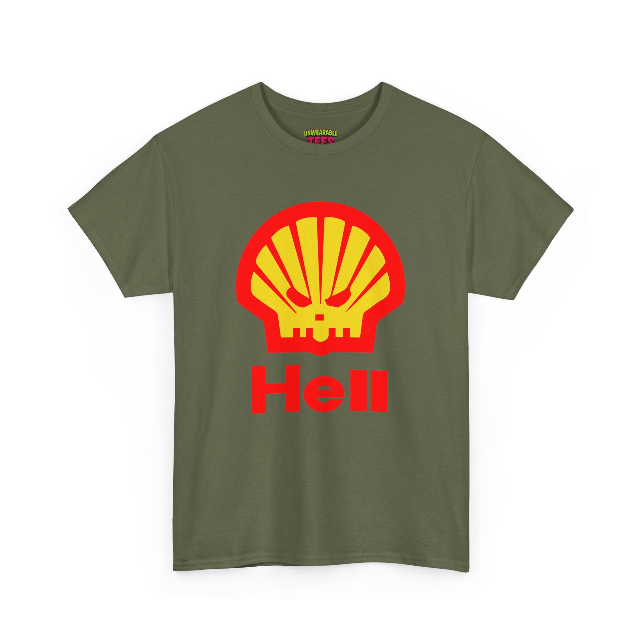 Shell Parody Logo "Hell" T-Shirt