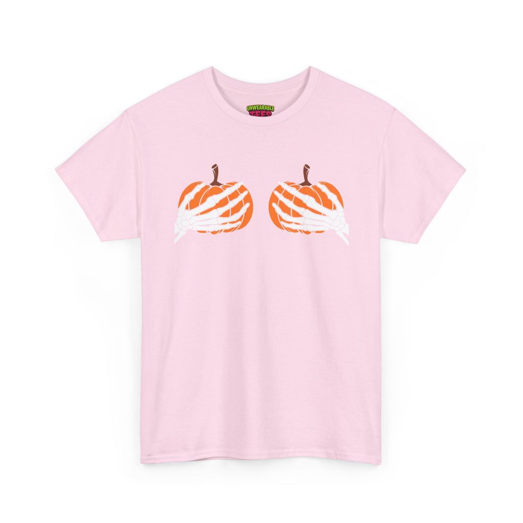 Boobs Pumpkins Inappropriate Halloween T-Shirt