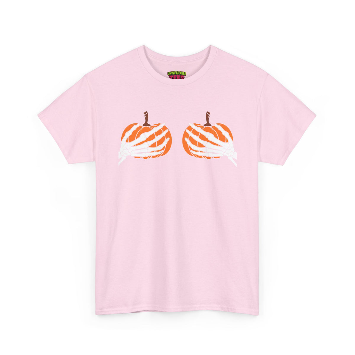 Boobs Pumpkins Inappropriate Halloween T-Shirt