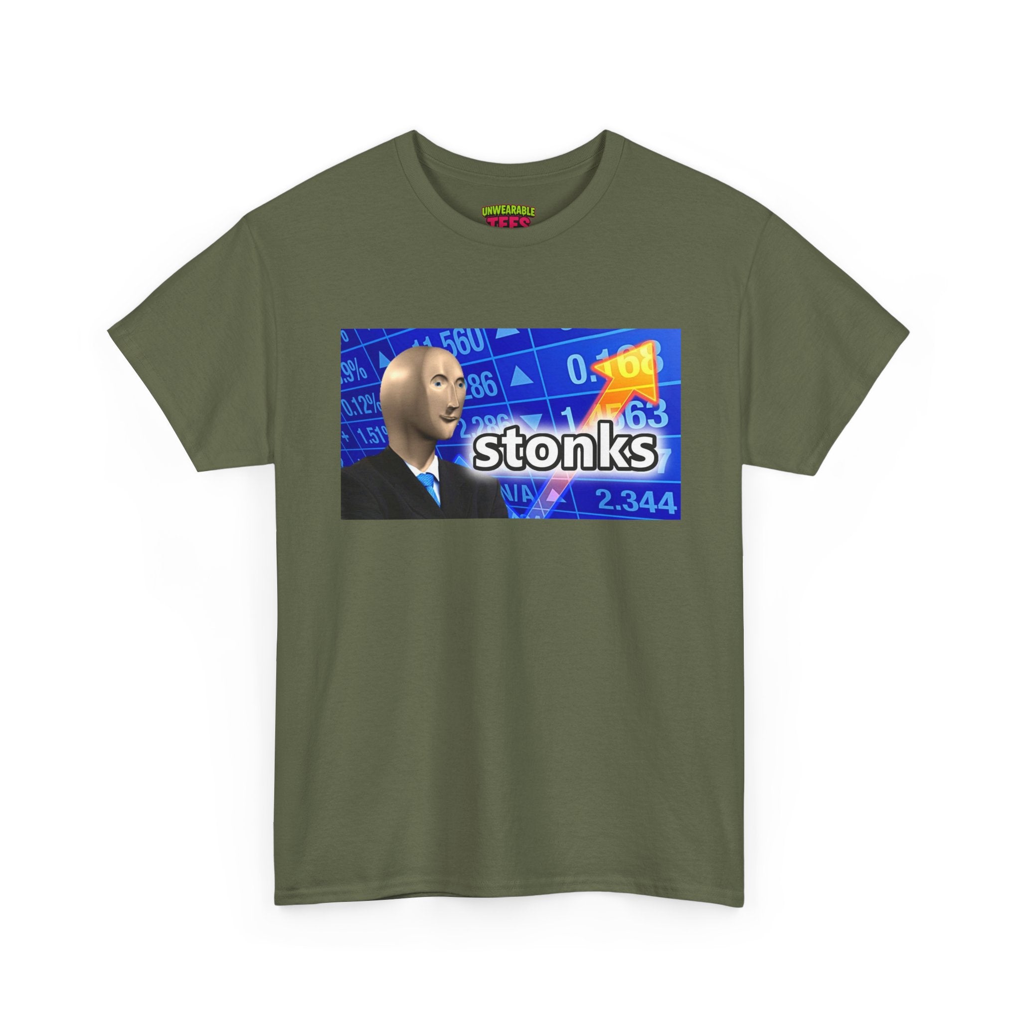 Stonks Stock Market Meme T-Shirt